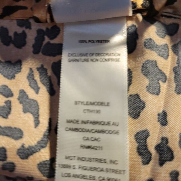 In bloom Women's Short animal print robe XS Pre-owned - Picture 6 of 7